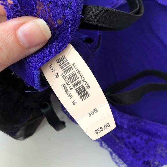 Victoria’s Secret Gorgeous Push-Up, Purple 36B - Picture 5 of 5